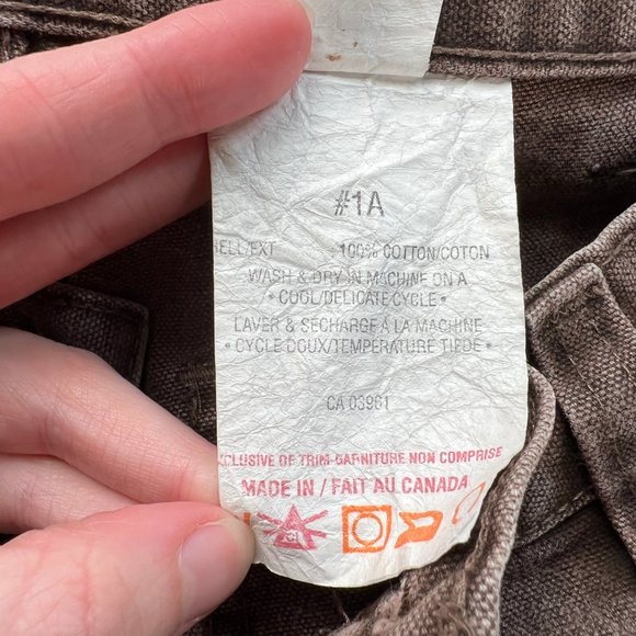 Vintage Cargo Carpenter High Rise Straight Leg Rigid Pants Denim Jeans Trousers - Picture 9 of 11